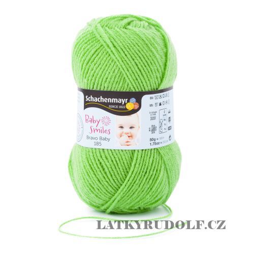 Příze Bravo Baby 185 01072-zelené jablko