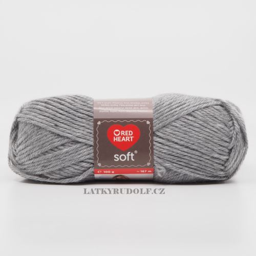 Příze Soft 00012-gray