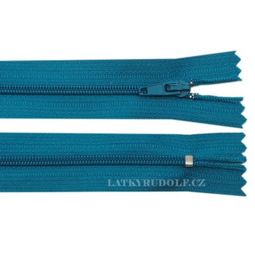 Zip spirálový 3mm nedělitelný 12cm 211K-petrol