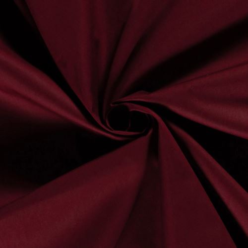 Látka plátno popelín bordo 115g 118018-det