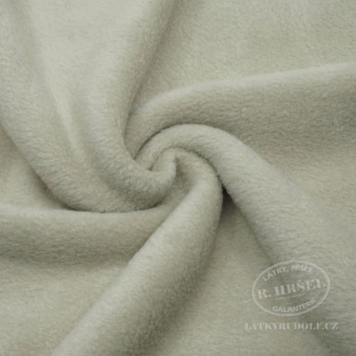 Látka Fleece antipilling uni béžový (beige) 150056
