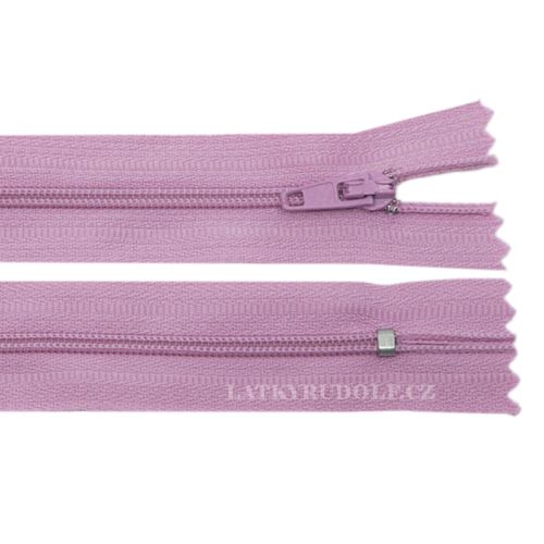 Zip spirálový 3mm nedělitelný 167K-lila