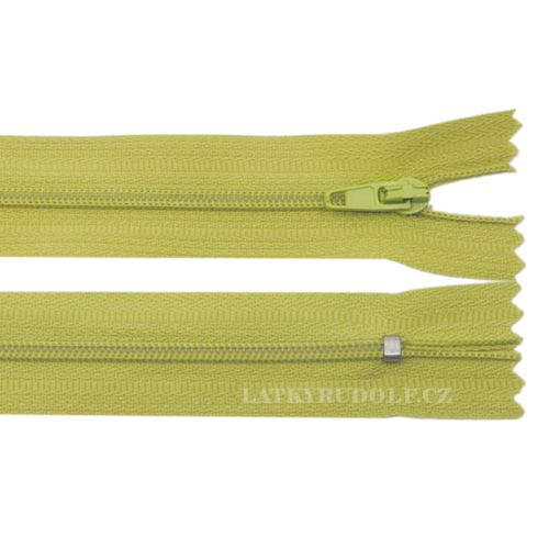 Zip spirálový 3mm nedělitelný 12cm 226K-zelená