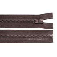 Zips kostený 5mm deliteľný 40cm 304-hnedá