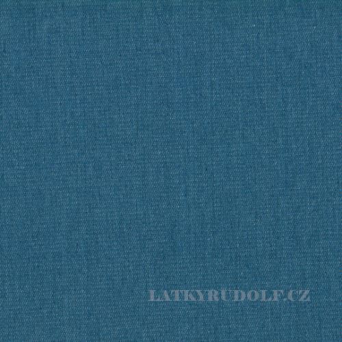 Látka Džínovina pevná kalhotová modrá 157303