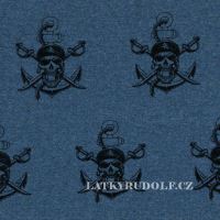 Tracksuit fabric skulls 145039