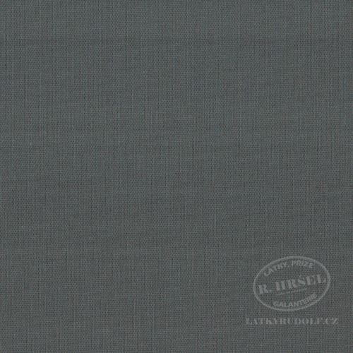 Látka Bavlněný kanvas tmavě šedý 125067