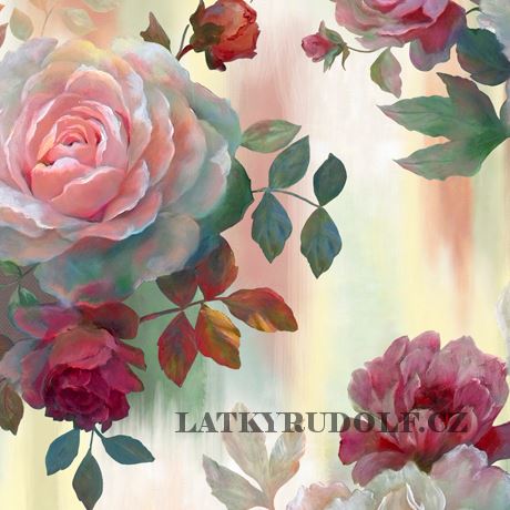 Látka Rose bouquets multi 122313