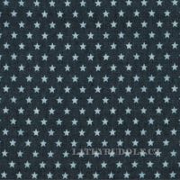Fabric Denim stretch with stars 125g 157029