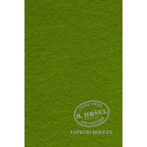 Plsť (filc) 20 x 30cm tl.1,5mm zelená N7070-026