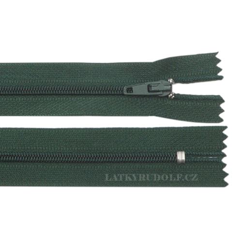 Zip spirálový 3mm nedělitelný 264K-tm.zelená