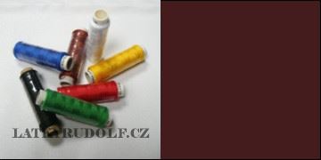 Nit Unipoly polyesterová 100m 739-rudohnědá