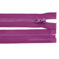 Zips kostený 5mm deliteľný 40cm 175-fialová