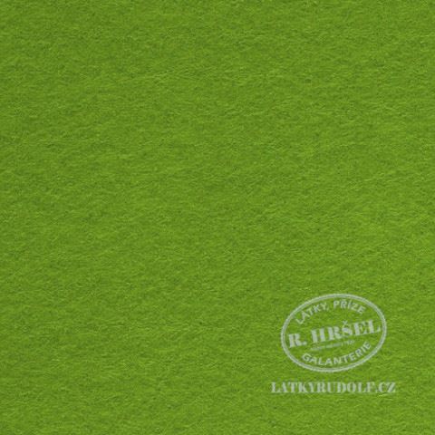 Plsť (filc) v metráži tl.1,5mm zelená 180026