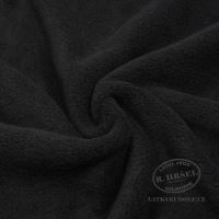 Fabric Fleece antipilling uni black 150001