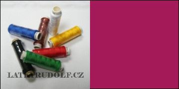 Nit Unipoly polyesterová 100m 437-cyklámen