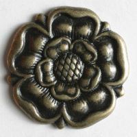 Gombík Dill 23mm ruže staromosadz 260834
