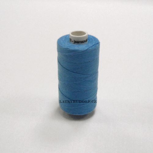 Nit Unipoly jeans polyesterová 200m 552-modrá