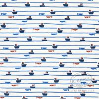 Cotton jersey fabric sleeping animals Amiki 149419