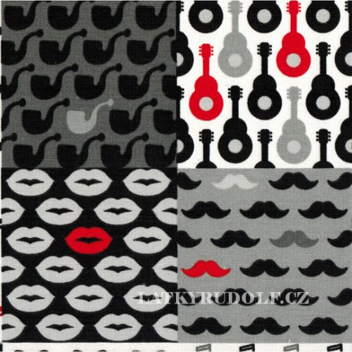 Látka Moderní patchwork 102347