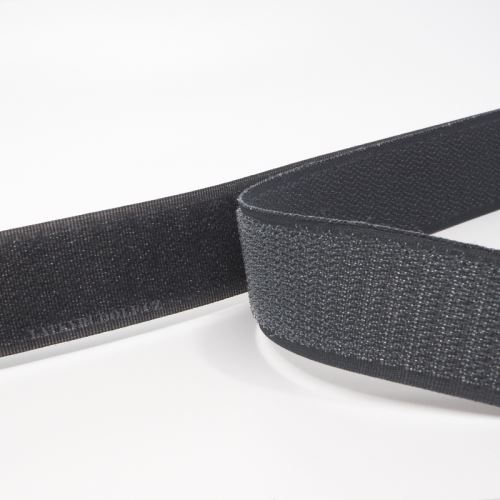 Suchý zip 30mm tm.šedý