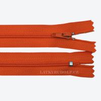 Zamek spiralny 3mm nierozdzielczy 18cm 154K-pomarańczowy