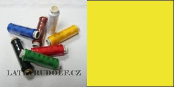 Nit Unipoly polyesterová 100m 164-žlutá